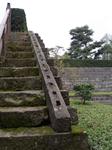 福井城天守台の階段