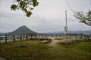 月見櫓跡と讃岐富士