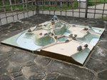 掛川城主要部の模型