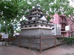 萩城天守の模型